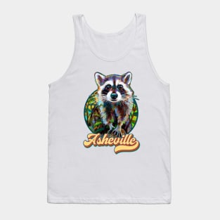 Cute Asheville NC Raccoon by Robert Phelps Tank Top